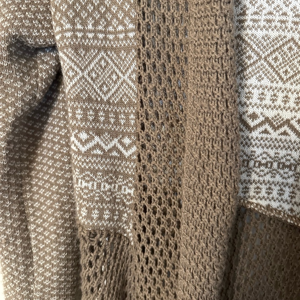 Source Unknown Gray Open-Front Cardigan - image 6